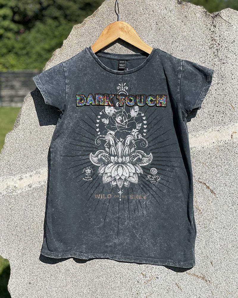 Children's t-shirt Replay DARK TOUCH gray