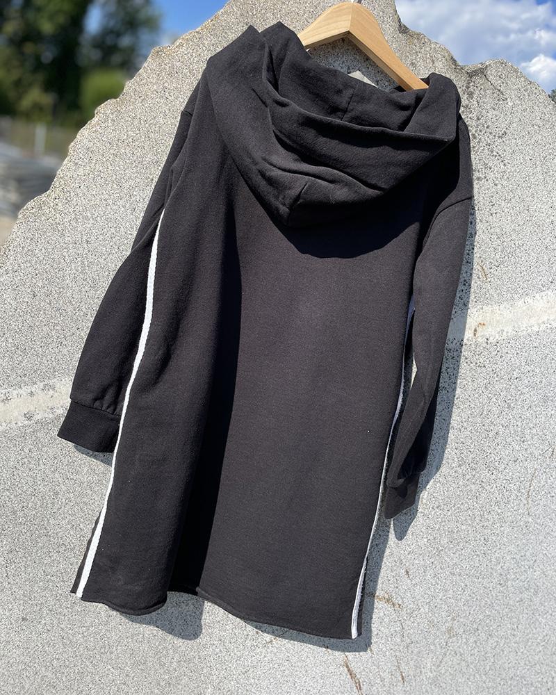 Šaty dětské Replay mikinové černé