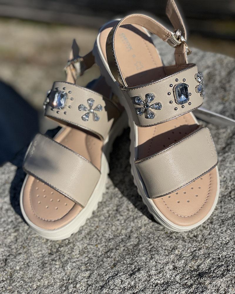 Sandále dětské Geox RESPIRA béžové