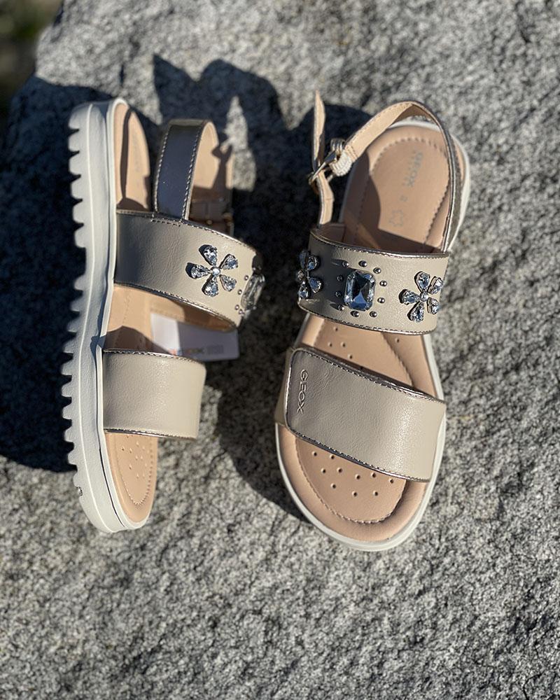 Sandále dětské Geox RESPIRA béžové