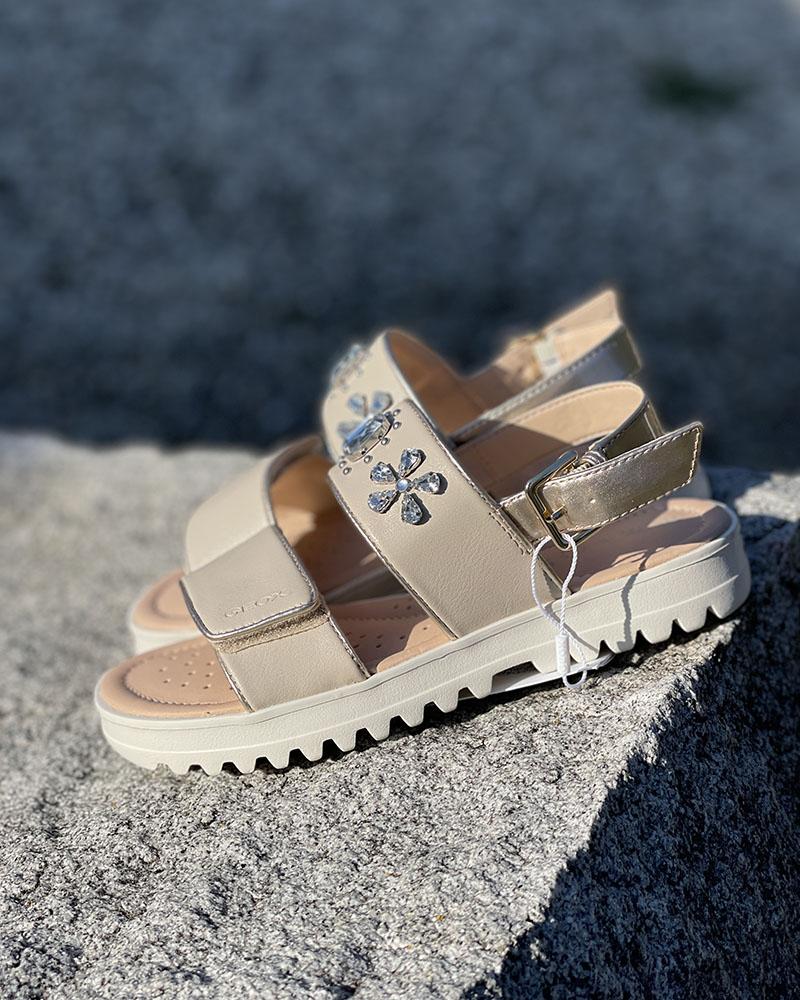 Sandále dětské Geox RESPIRA béžové