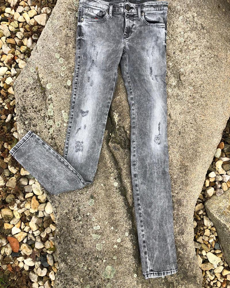 Women's jeans Diesel RELEASE gray