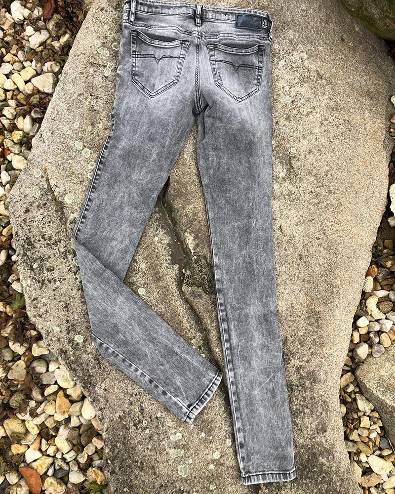Women's jeans Diesel RELEASE gray