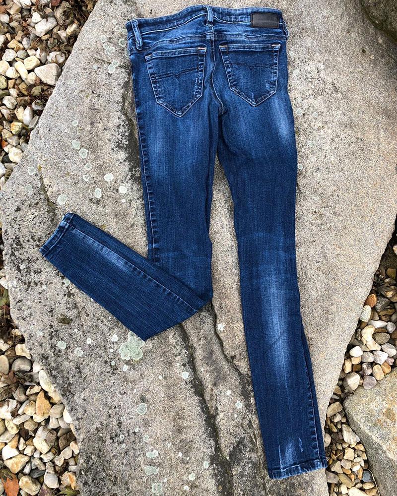 Women's jeans Diesel SKINZEE LOW blue