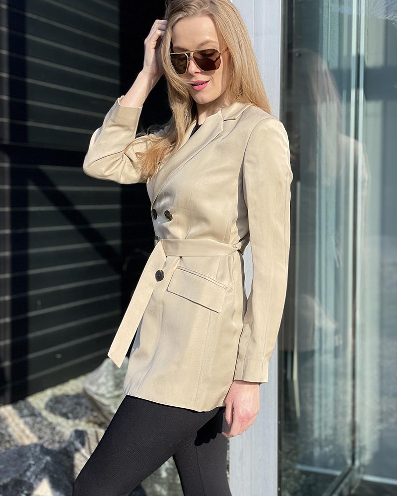 Women's jacket Massimo Dutti beige
