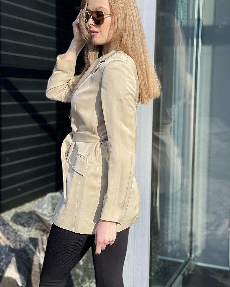 Women's jacket Massimo Dutti beige