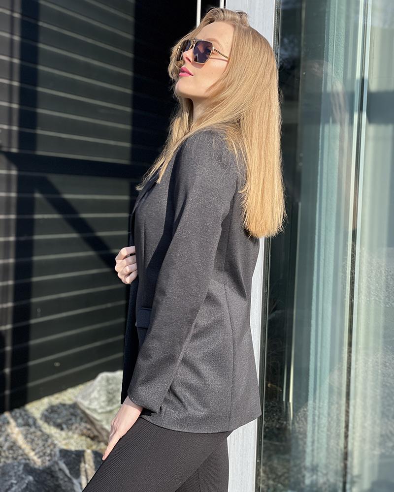 Women's jacket Pietro Filipi dark gray