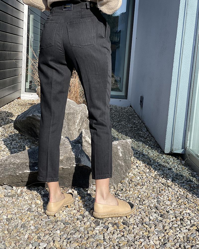 Women's jeans Pinko CARA FASHION CARROT black