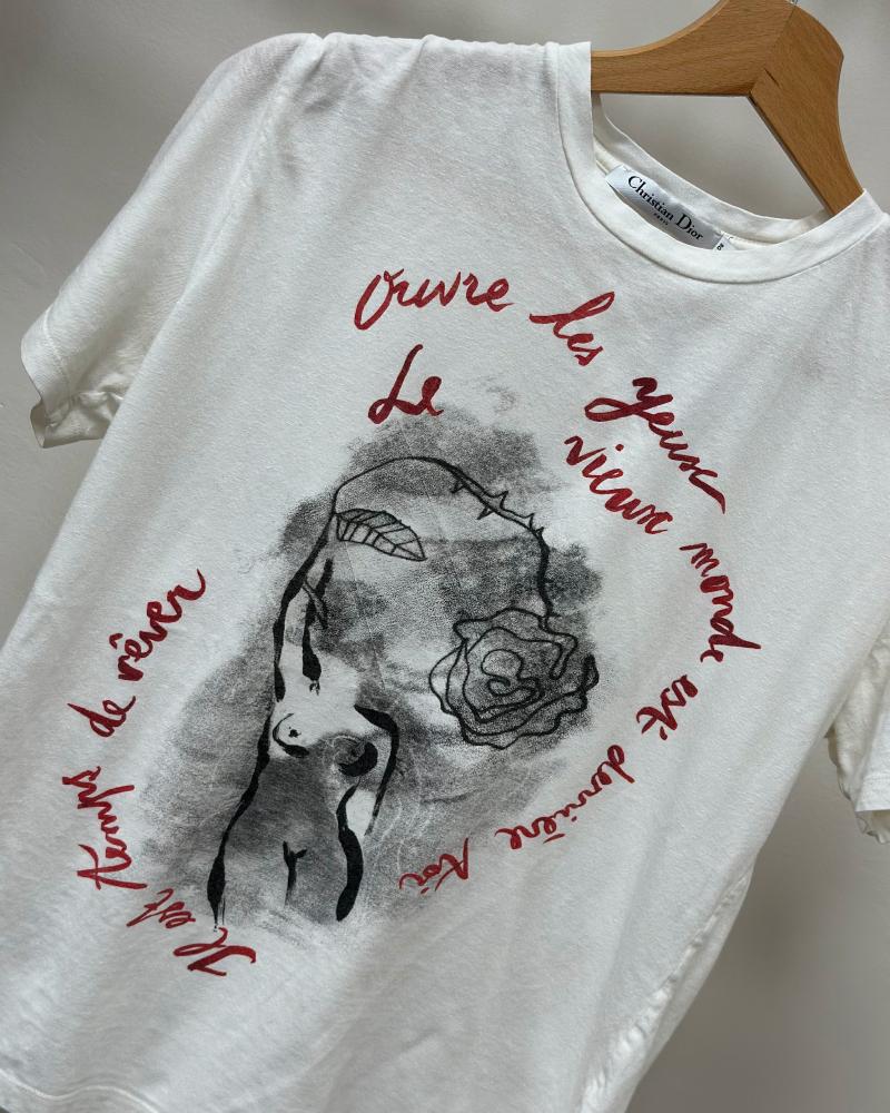 Triko dámské Christian Dior bílé