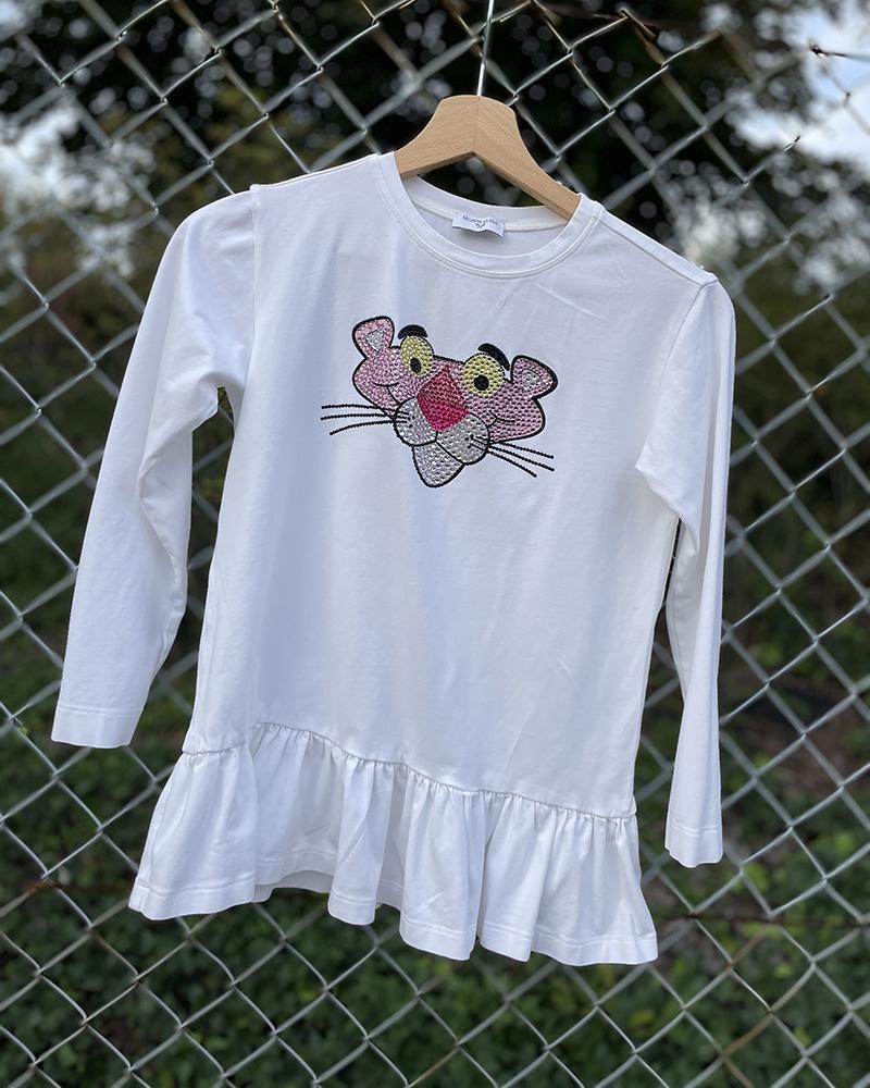 Monnalisa children's t-shirt with cheetah