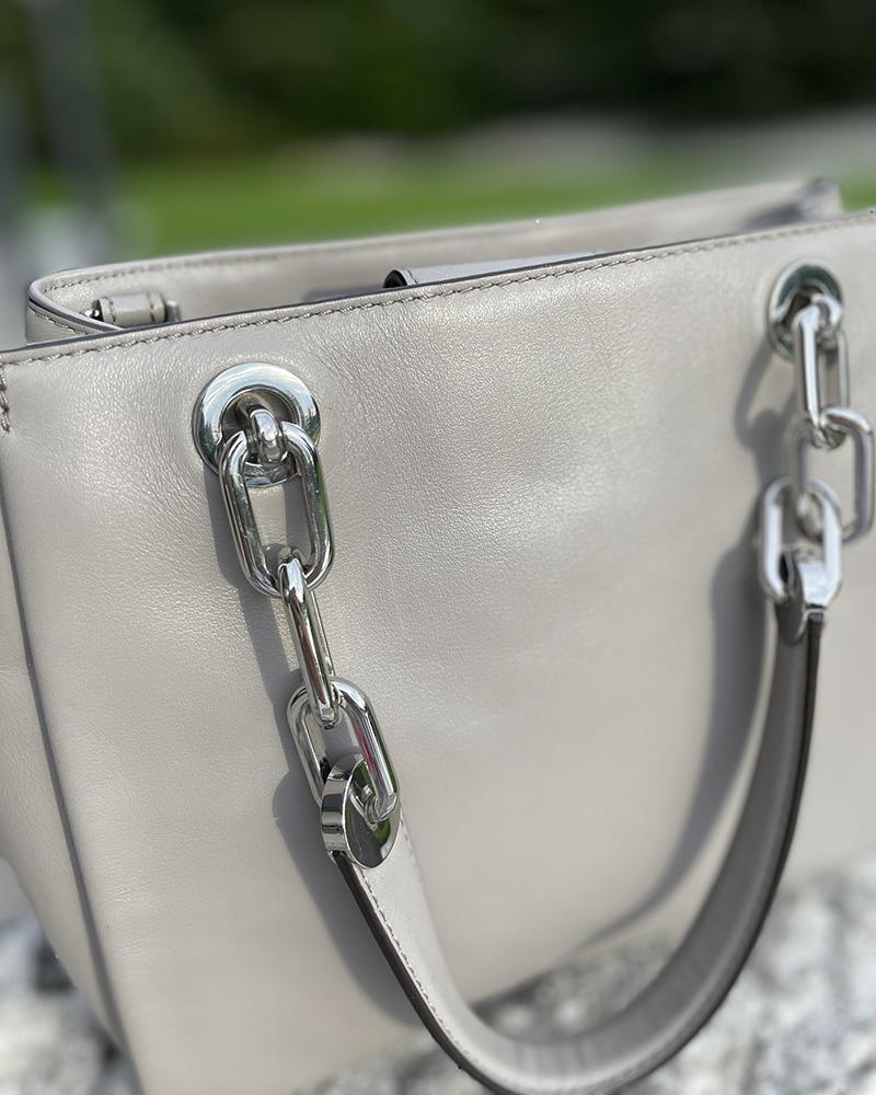 Michael Kors women's handbag gray with frills