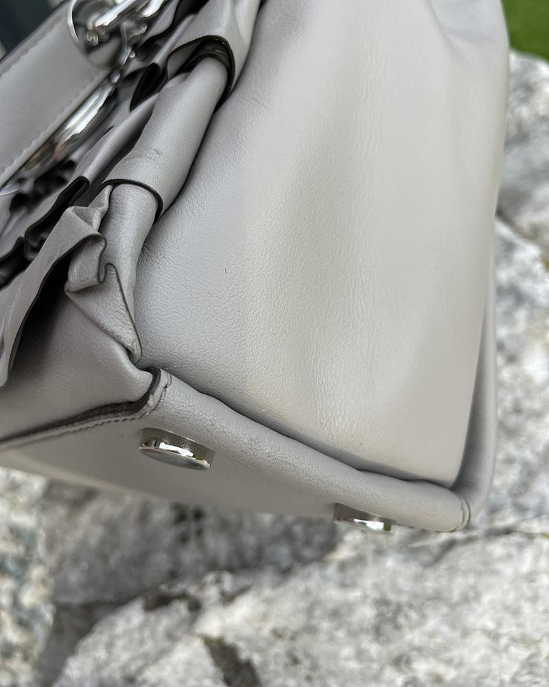 Michael Kors women's handbag gray with frills