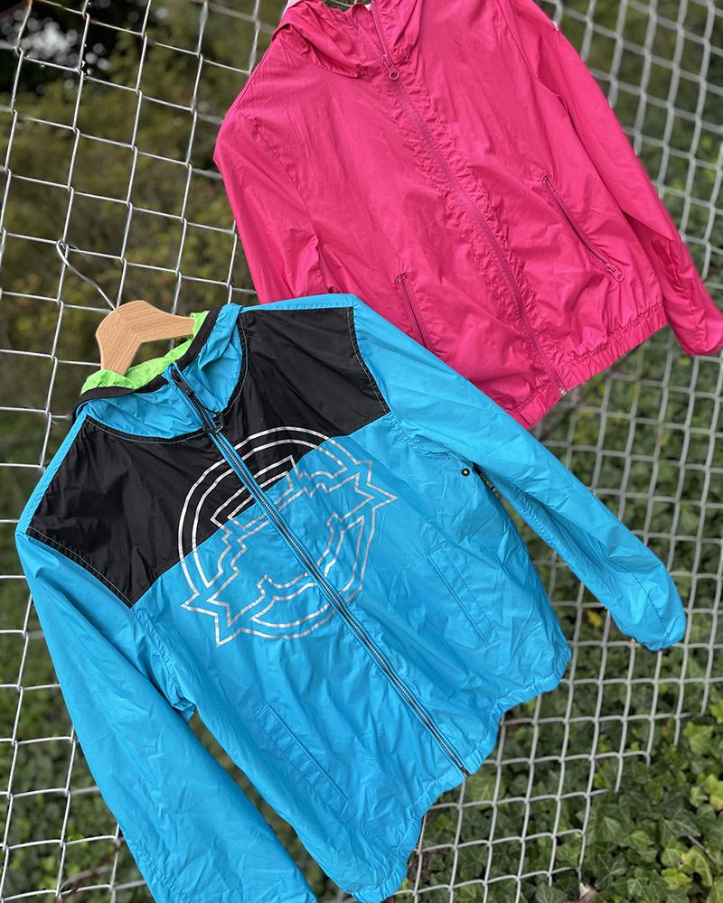 Bunda dětská Replay šusťáková modrá