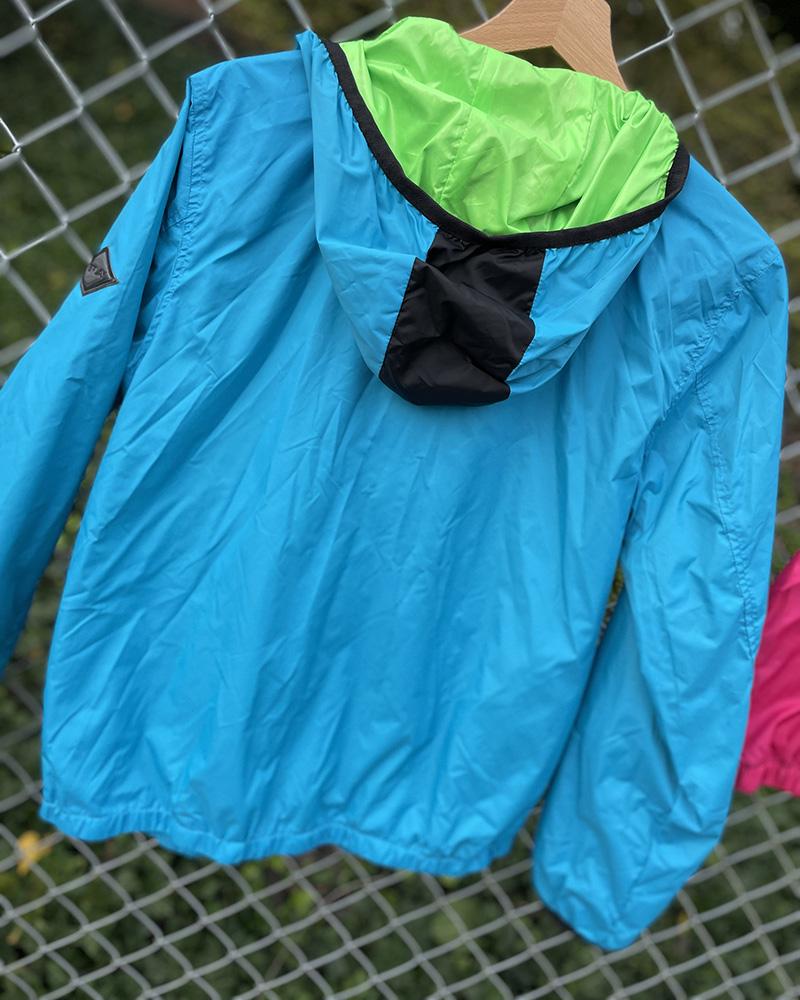 Bunda dětská Replay šusťáková modrá