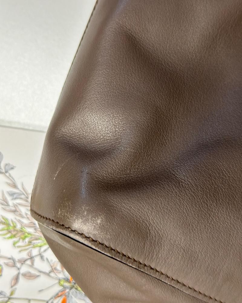Women's handbag Prada SHOPPING beige - gray