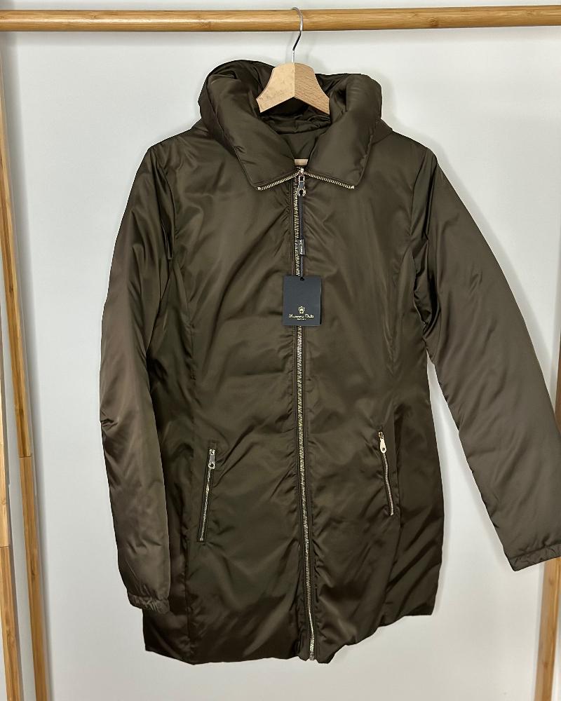 Bunda dámská Massimo Dutti zelená