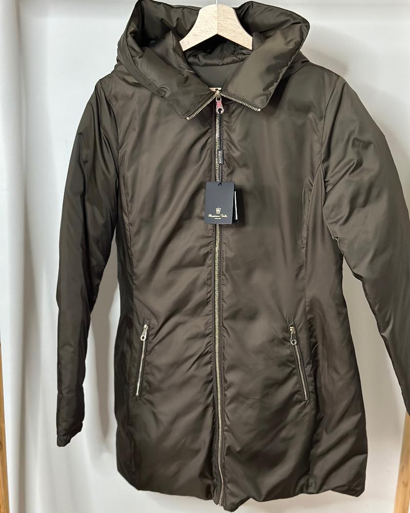 Bunda dámská Massimo Dutti zelená