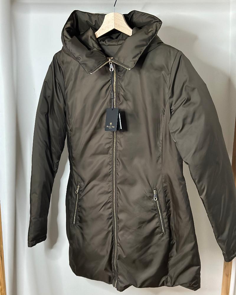 Bunda dámská Massimo Dutti zelená