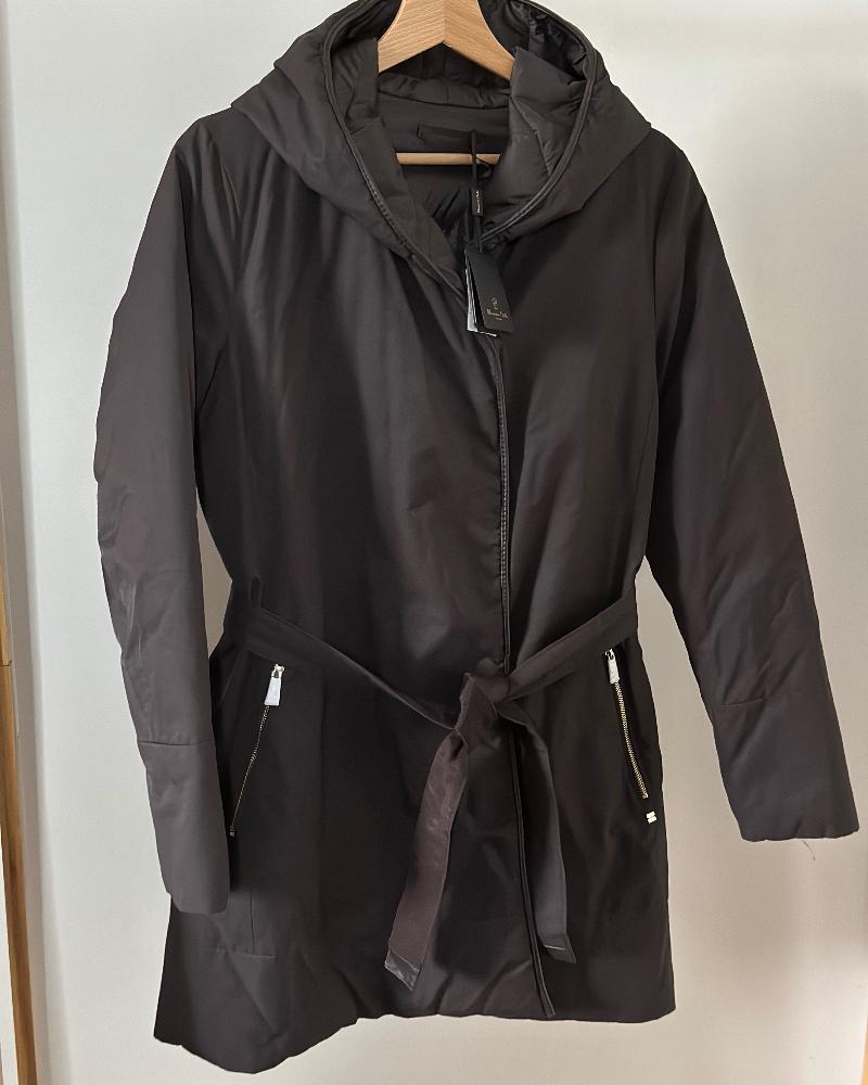 Bunda dámská Massimo Dutti hnědá