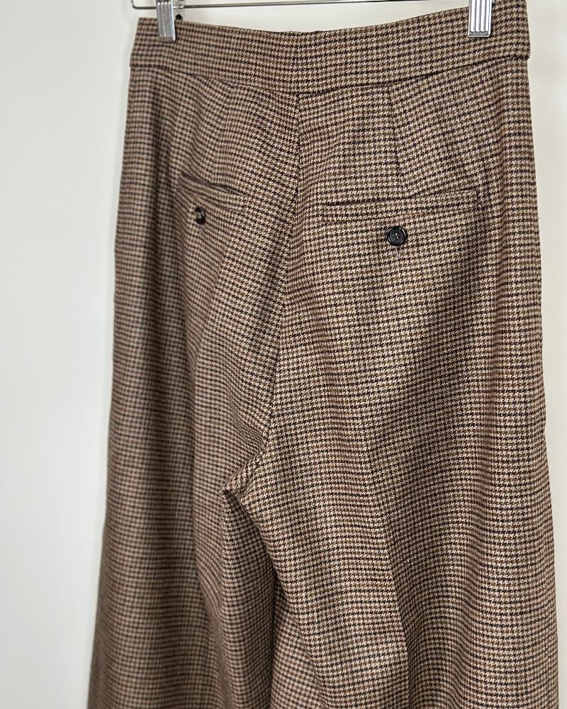 Kalhoty dámské Max Mara hnědé