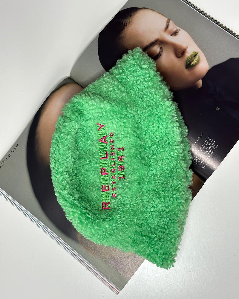 Klobouk dámský Replay zelený