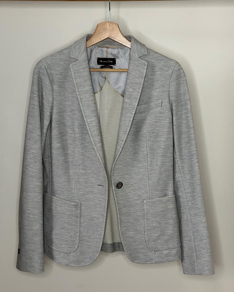 Sako dámské Massimo Dutti šedé