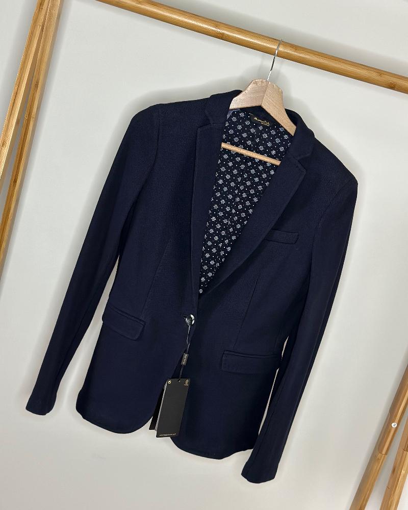 Sako dámské Massimo Dutti tmavě modré