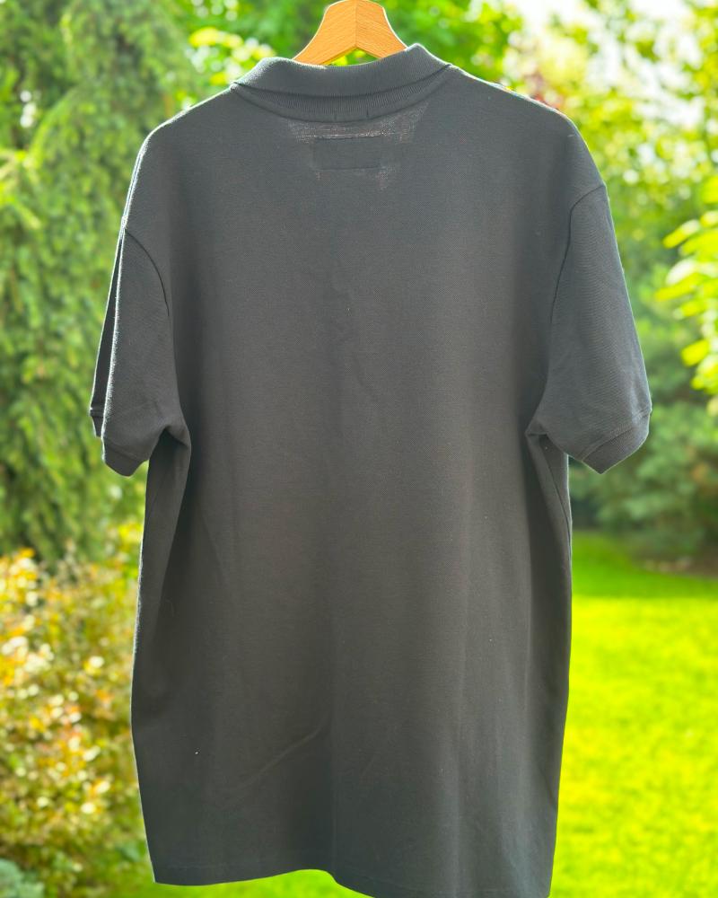 Polo shirt men's Armani Exchange black color