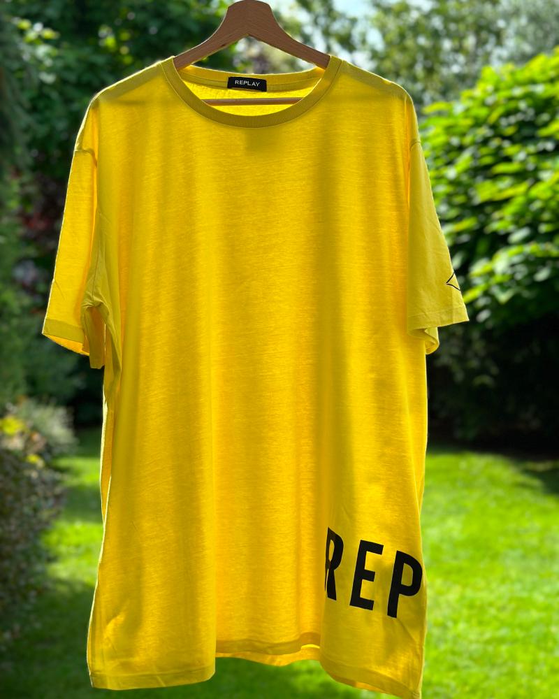 T-shirt men's Replay yellow