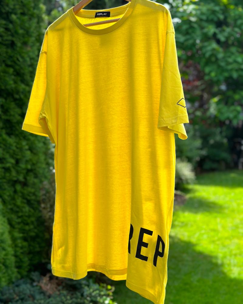 T-shirt men's Replay yellow