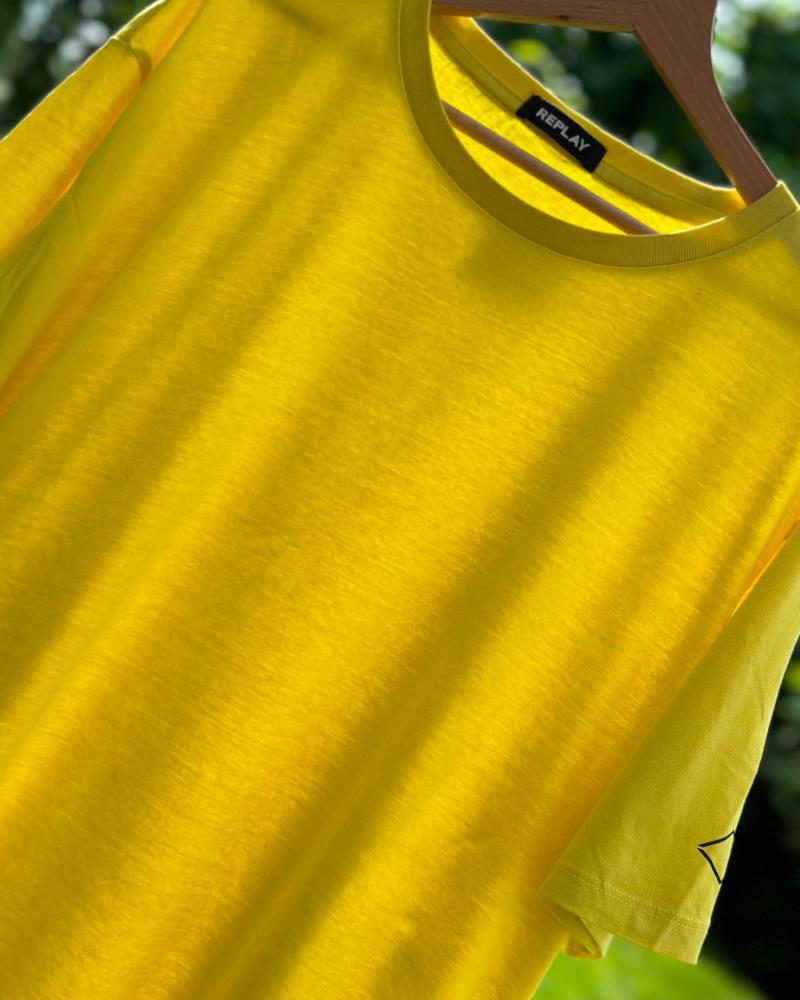 T-shirt men's Replay yellow