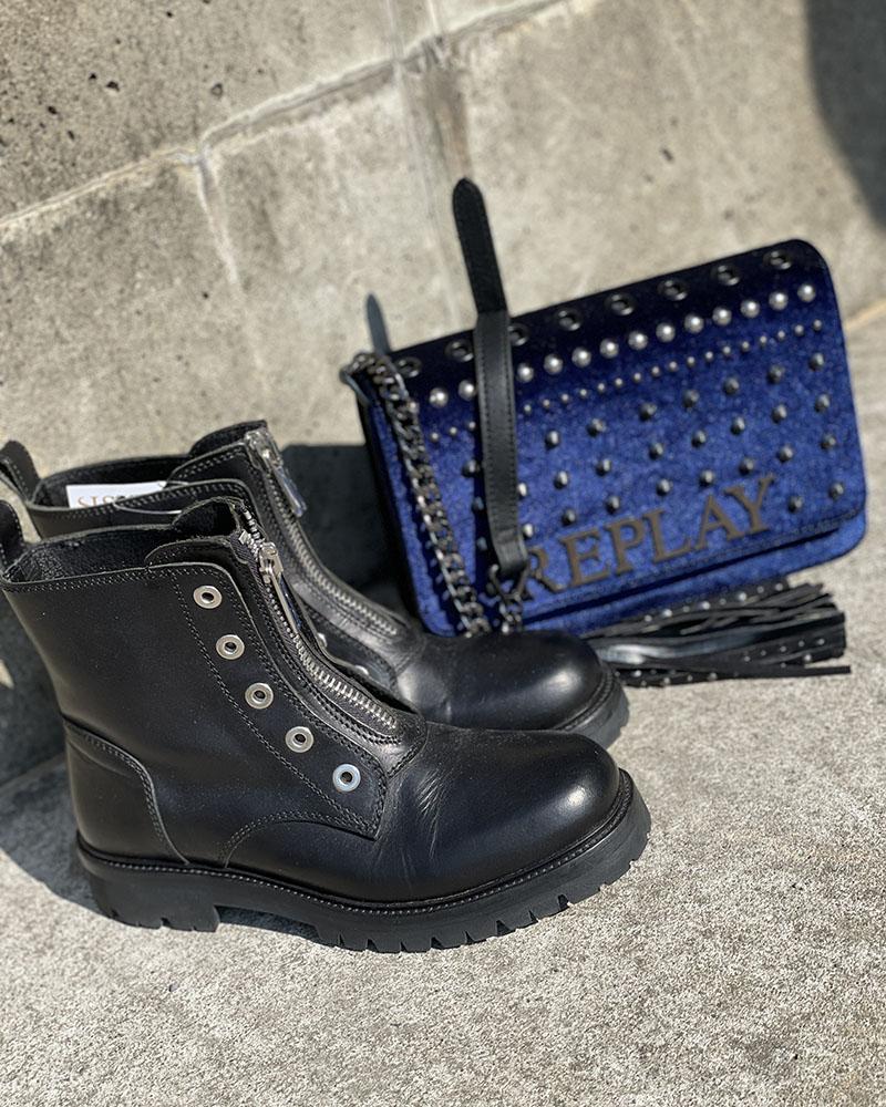 Boty dámské Diesel Black Gold kotníkové