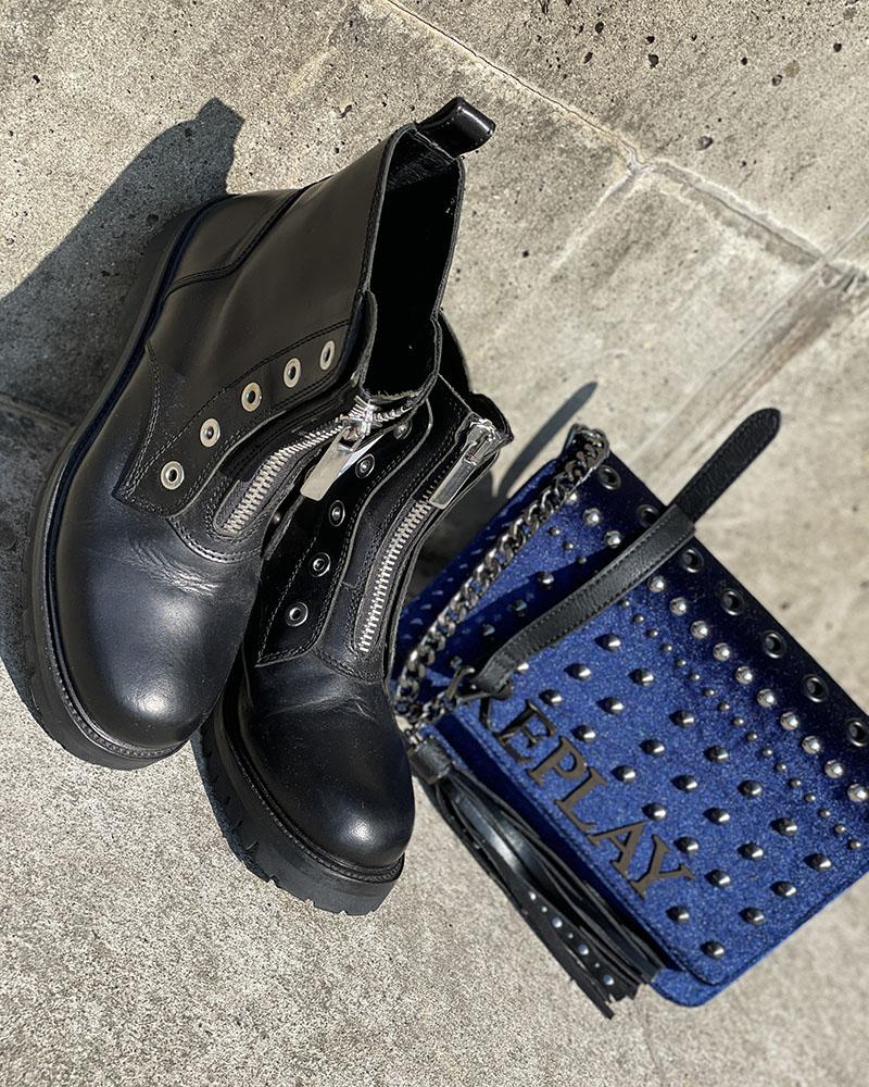 Boty dámské Diesel Black Gold kotníkové