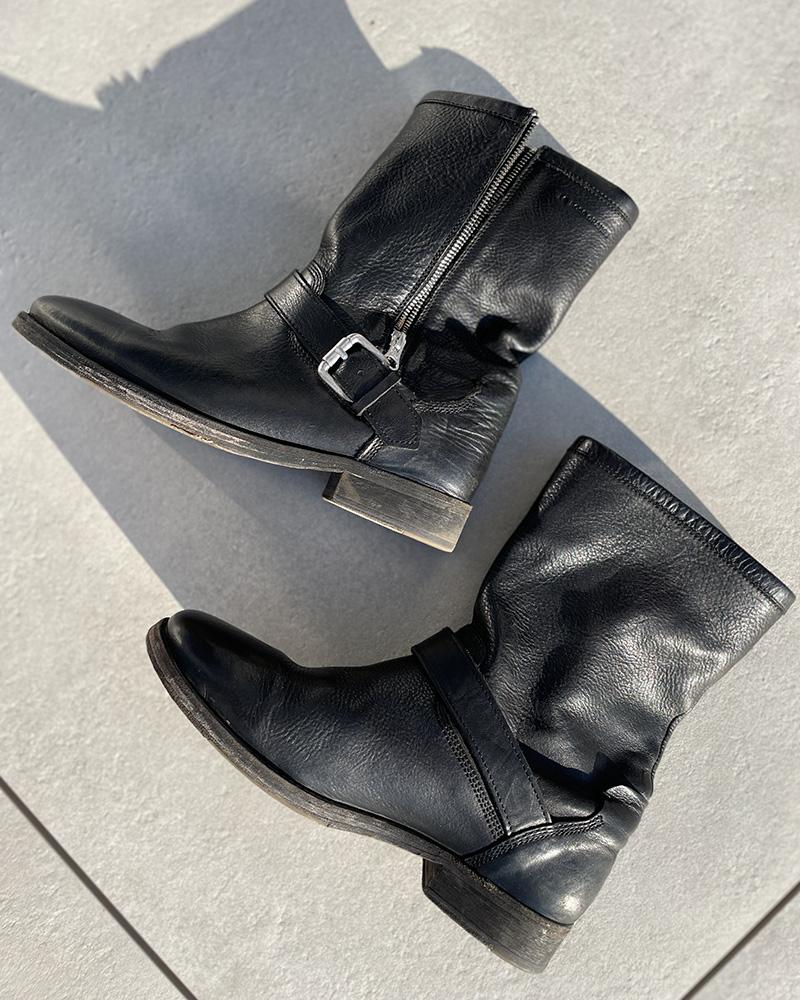 Boty pánské Hugo Boss černé kotníkové