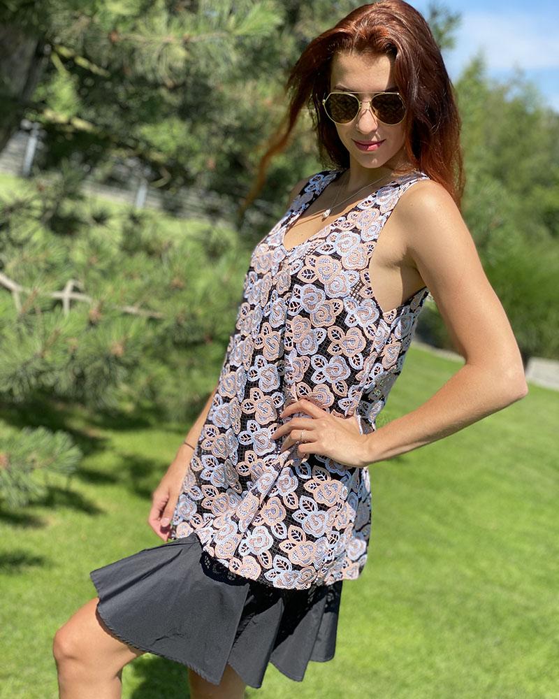 Women's Pinko dress with flower pattern