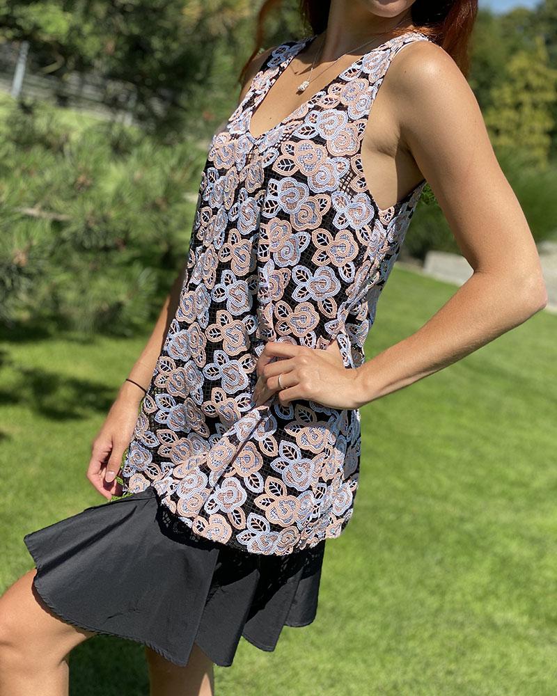 Women's Pinko dress with flower pattern
