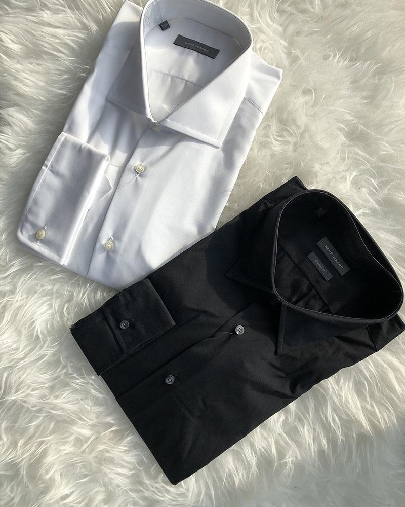 Men's shirt René Lezard white