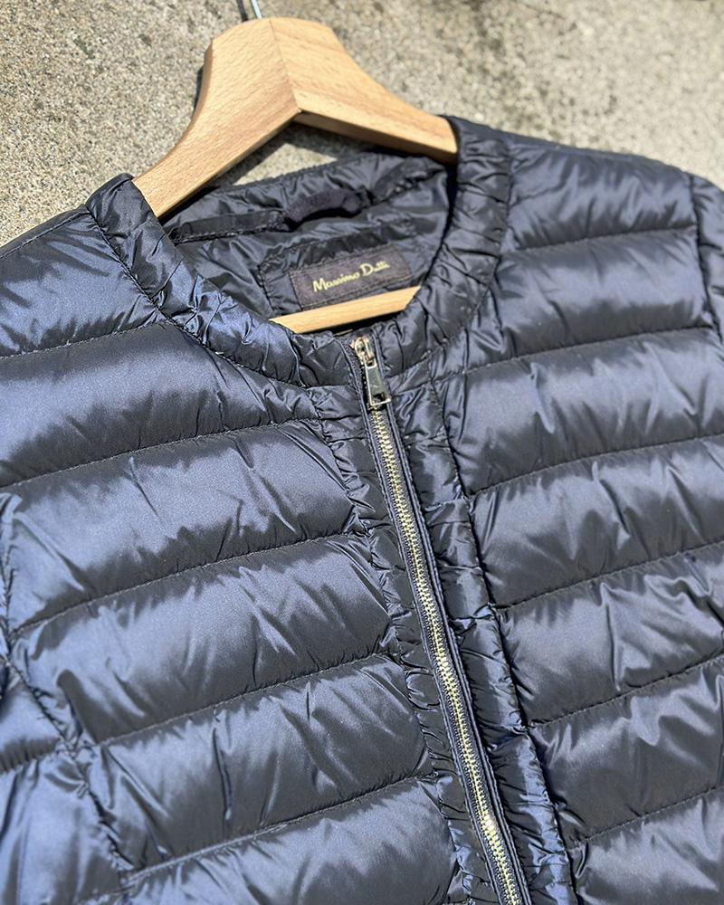 Bunda dámská Massimo Dutti černo-modrá