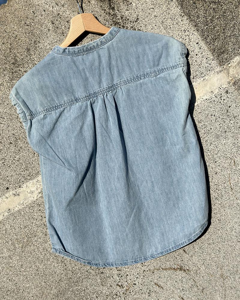 Children's shirt Gap denim blue