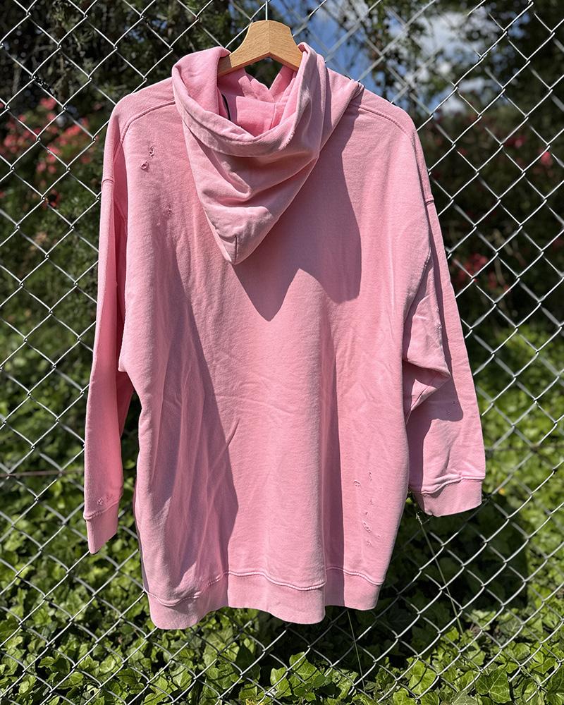 Mikina dámská Replay ORGANIC COTTON růžová