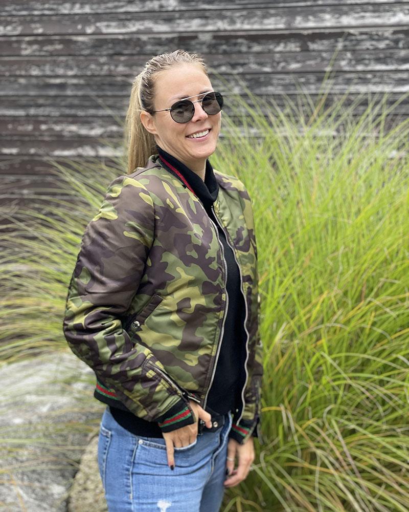 Bunda dámská Replay BOMBER oboustranná