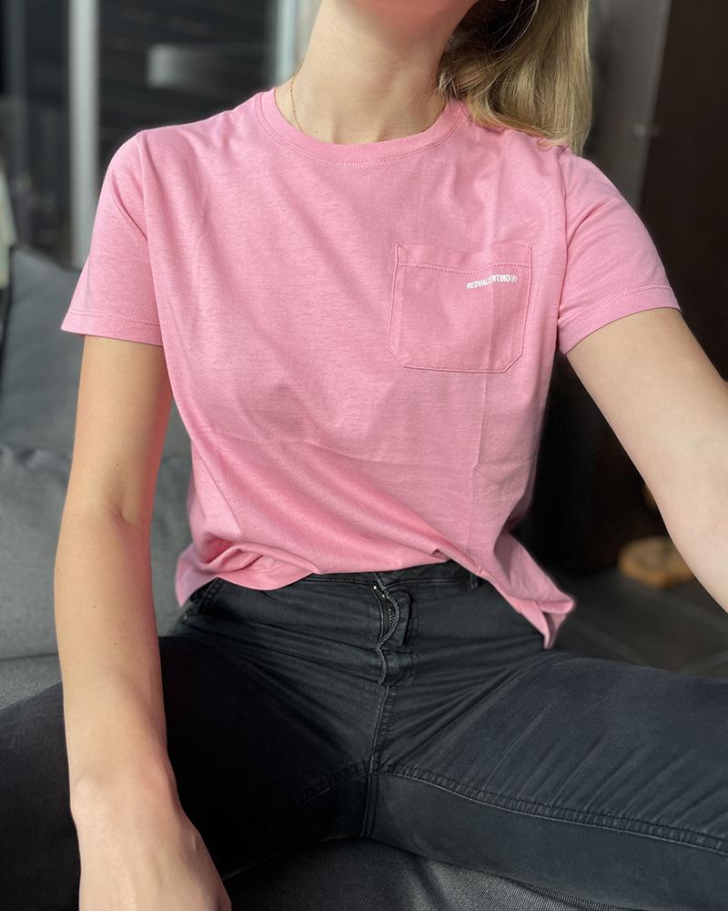 Triko dámské Red Valentino růžové s kapsičkou
