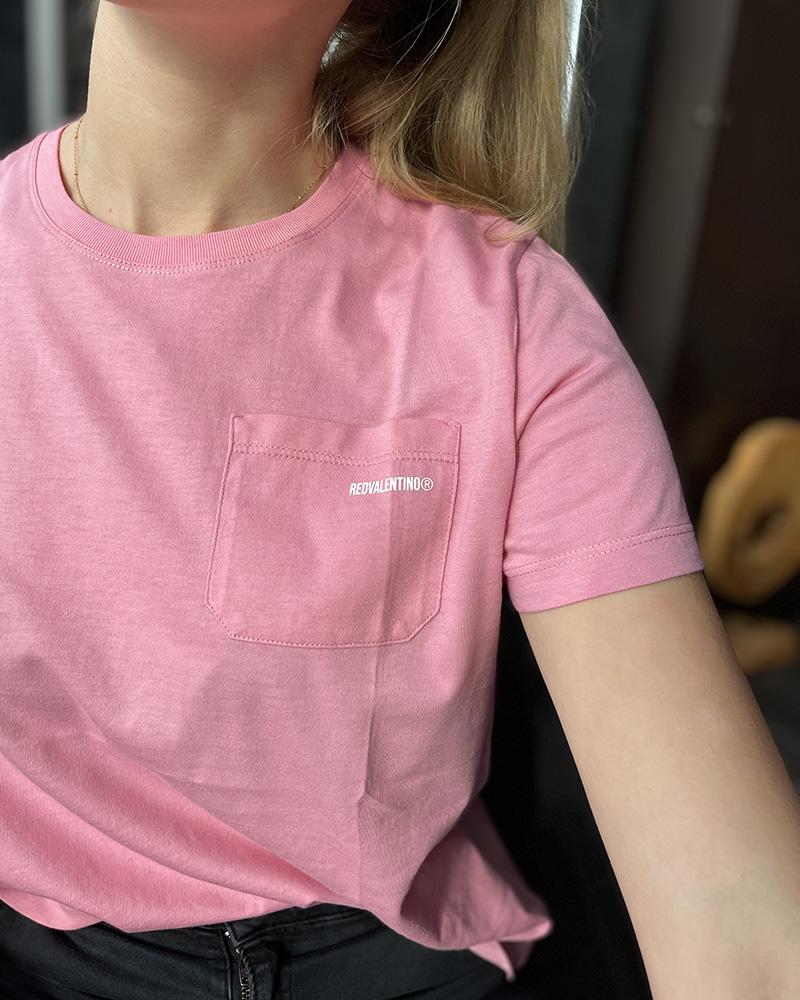 Triko dámské Red Valentino růžové s kapsičkou