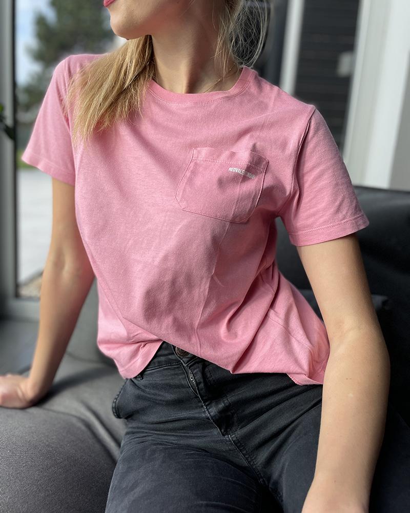 Triko dámské Red Valentino růžové s kapsičkou