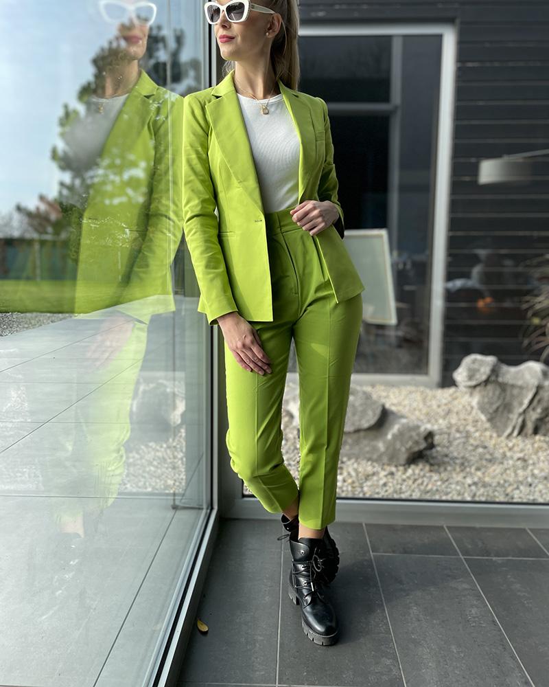 Liu Jo women's trousers lime