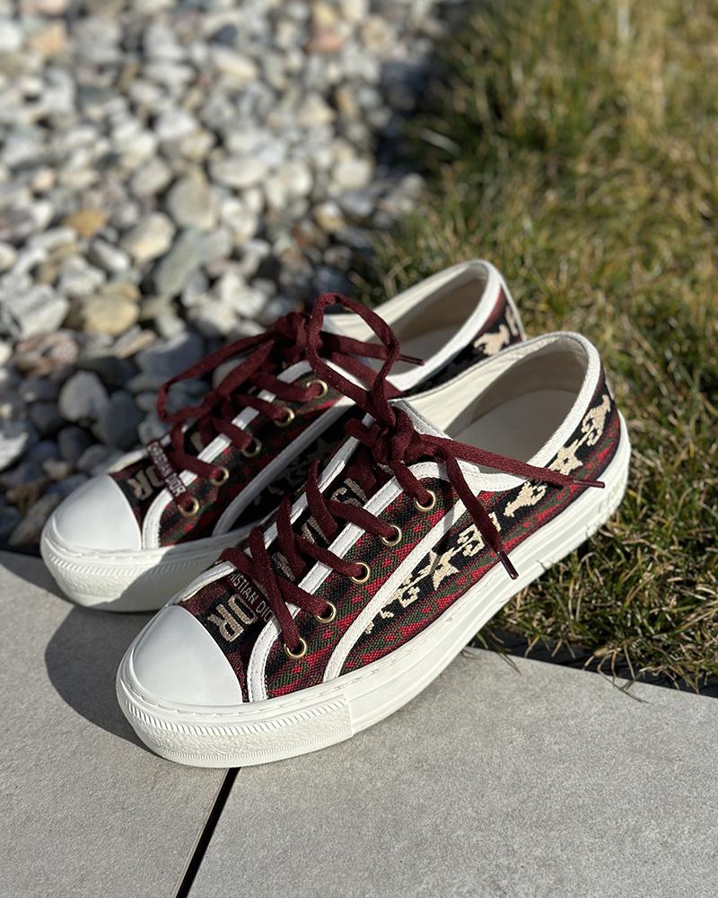 Women s sneakers Dior WALK N DIOR burgundy