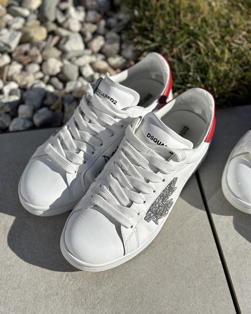 Tenisky dámské Dsquared2 THE CANADIAN bílé