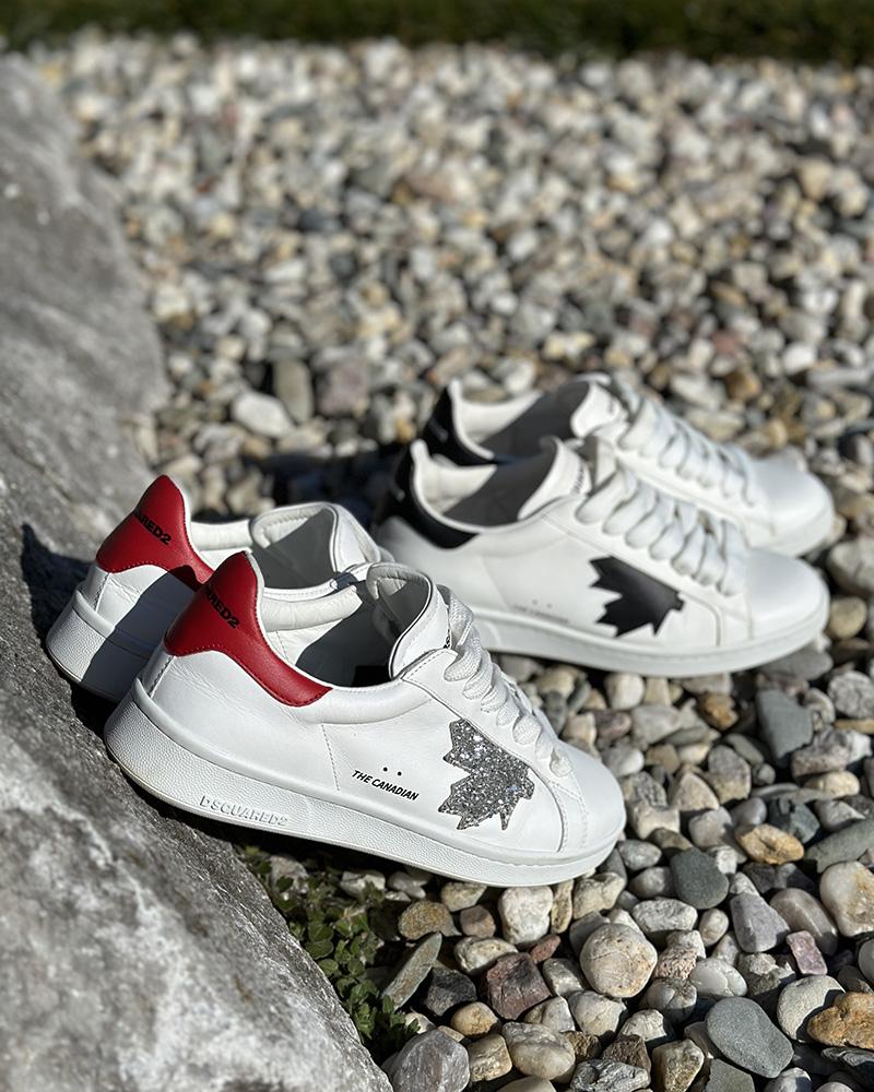 Tenisky dámské Dsquared2 THE CANADIAN bílé