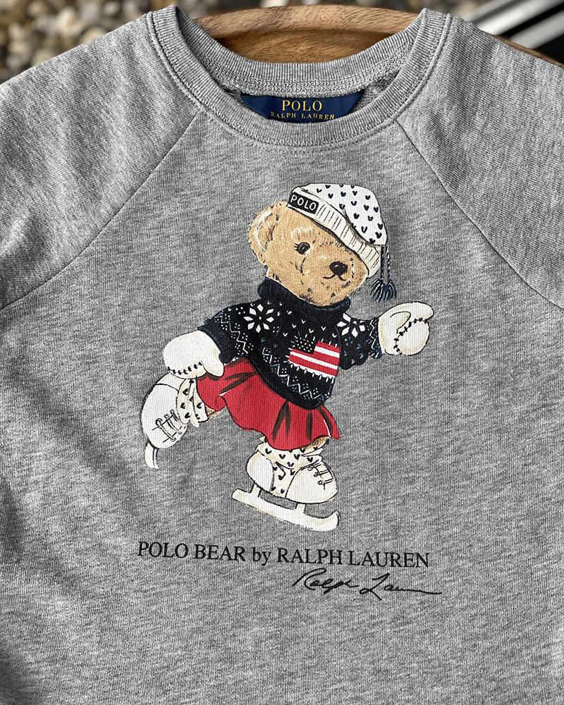 Šaty dětské Polo Beer by Ralph Lauren šedé
