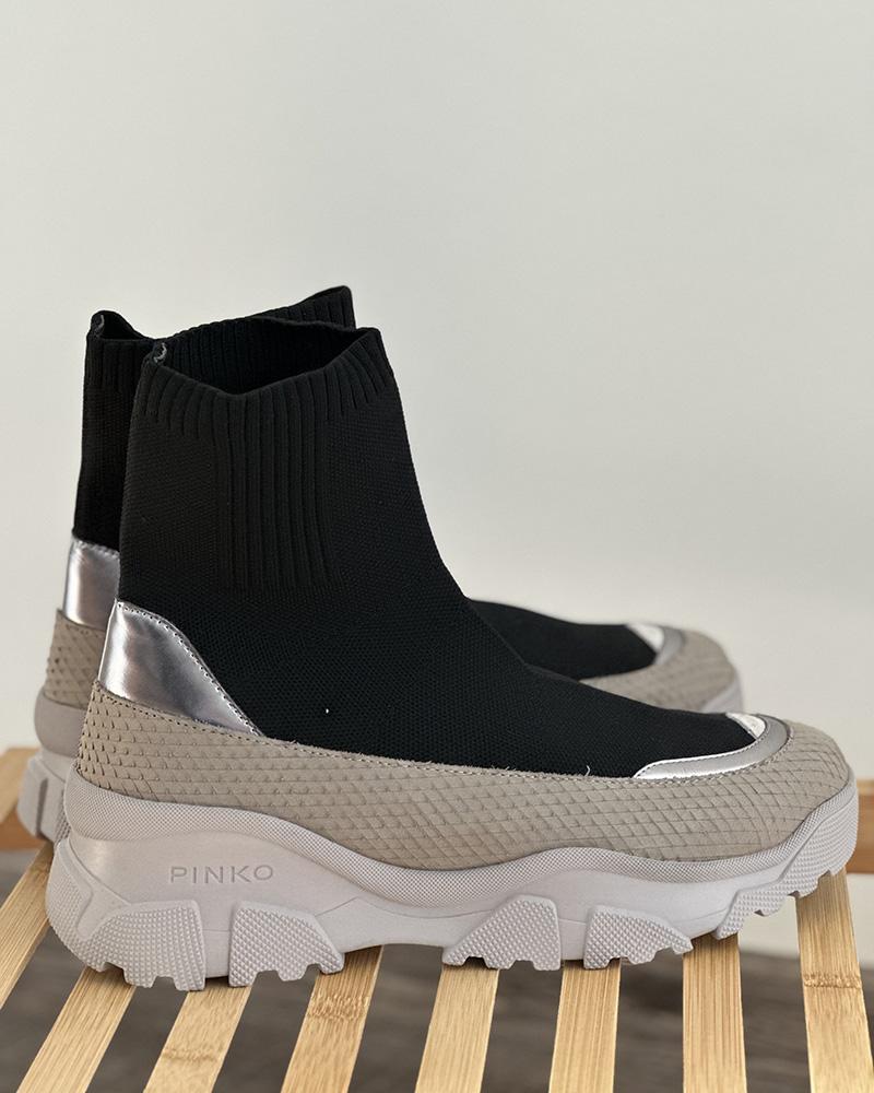 Women's sneakers Pinko LOVE TREK BOOT1 socks